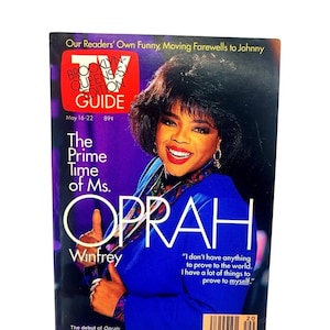 TV Guide 1992 gebraucht, Oprah Winfrey, John Walsh, Johnny Carson, Mariah Carey, MTV, 90s TV Nostalgia