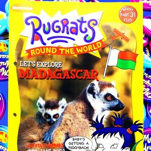 Rugrats Madagascar Magazine, Nickelodeon 2002 Issue