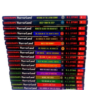 GOOSEBUMPS HorrorLand - R L Stine Kids Horror Paperbacks, Throwback Retro Halloween Reads, Childrens Novel