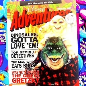 Dinosaurs TV Show February 1992 Disney Adventures Magazine
