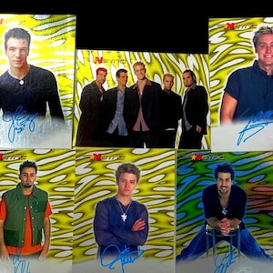 NSYNC Gold, Choose One CARD, Stocking Stuffers, NSYNC, Justin ...