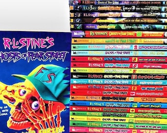 GOOSEBUMPS Ghosts of Fear Street Paperbacks, You Choose the Scare! R.L Stine's Retro Books, Kids Horror, Throwback, 90s