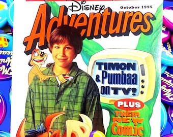 Lion King JTT 1995 Disney Adventures Magazine