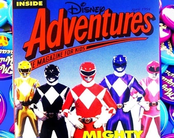 Power Rangers 1994 Disney Adventure Magazine