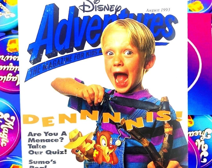 Dennis the Menace August 1993 Disney Adventures Magazine