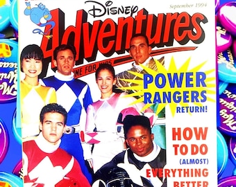Power Rangers Disney Magazine, 1994, 90s Kids, 90s Party, 90s Gift Ideas, Nostalgia