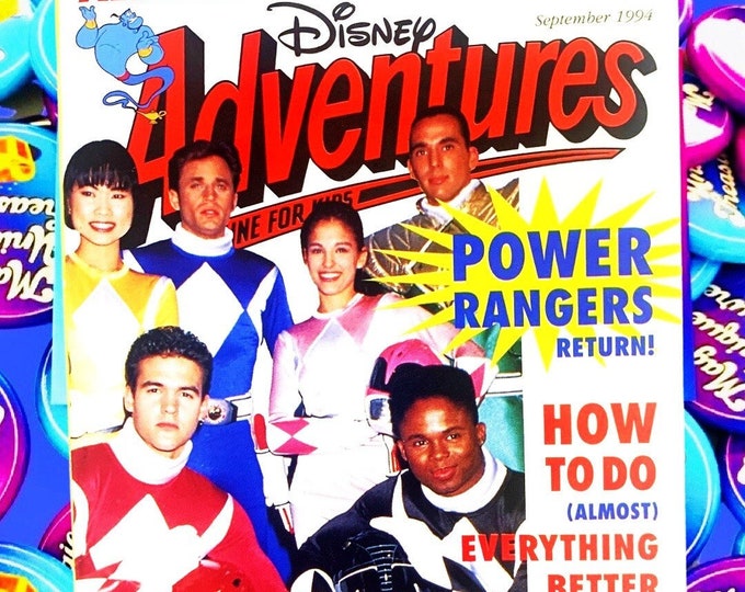 Power Rangers Disney Magazine, 1994, 90s Kids, 90s Party, 90s Gift Ideas, Nostalgia