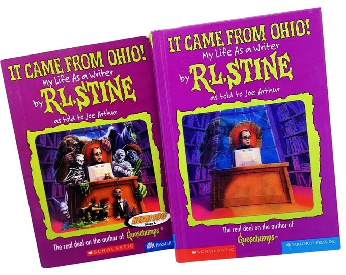 It Came From Ohio, RL Stine Biography Book 1997 - Choose Paperback or Hardcover