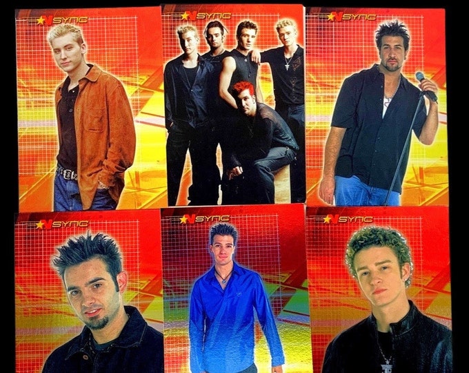 NSYNC 6 Trading Card Set, Stocking Stuffers, NSYNC, Justin Timberlake