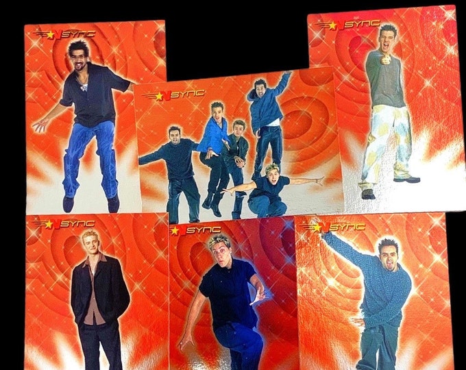 NSYNC 6 Trading Card Set, Stocking Stuffers, NSYNC, Justin Timberlake