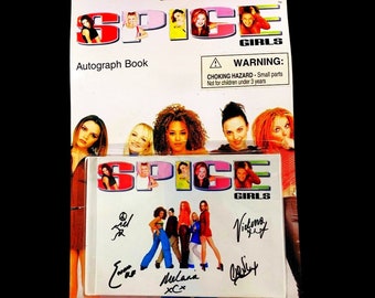 Spice Girls Autograph Book with Pen (Sealed) 1997