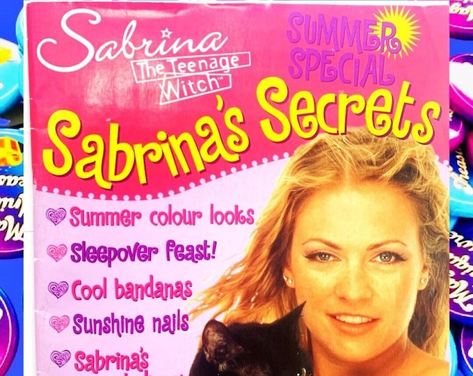 Sabrina 2002 Magazine, Summer Special, Sabrina Secrets, Sabrina the Teenage Witch TV Show, Nickleodeon, TGIF