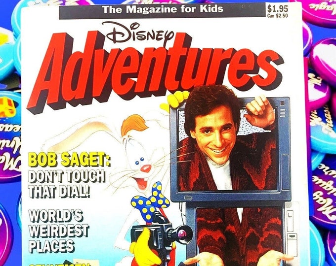 Bob Saget 1991 Disney Adventures Magazine