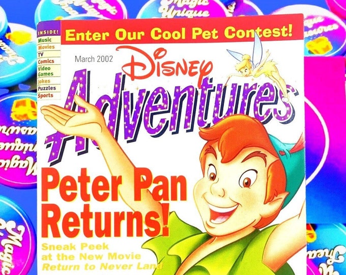 Peter Pan March 2002 Disney Adventures Magazine