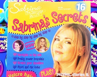 Sabrina 2002 Magazine, Issue 16, Sabrina Secrets, Sabrina the Teenage Witch TV Show, Nickleodeon, TGIF