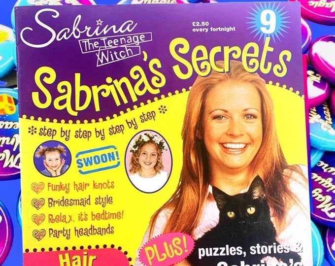 Sabrina 2002 Magazine, Issue 9, Sabrina Secrets, Sabrina the Teenage Witch TV Show, Nickleodeon, TGIF