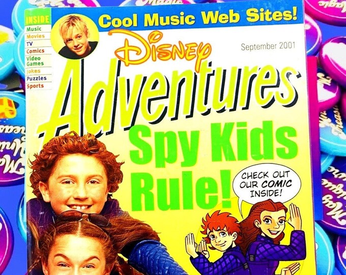 Spy Kids Rule 2001 Disney Adventures Magazine