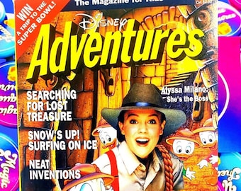 Alyssa Milano January 1991 Disney Adventures Magazine