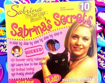 Sabrina 2002 Magazine, Issue 10, Sabrina Secrets, Sabrina the Teenage Witch TV Show, Nickleodeon, TGIF