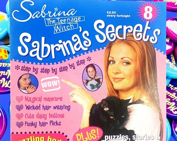 Sabrina 2002 Magazine, Issue 8, Sabrina Secrets, Sabrina the Teenage Witch TV Show, Nickleodeon, TGIF