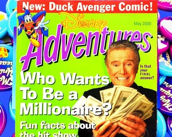 Who Wants to Be a Millionaire 2000 Disney Adventures Magazine