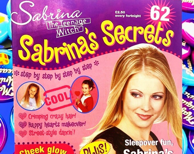 Sabrina 2002 Magazine, Issue 62, Sabrina Secrets, Sabrina the Teenage Witch TV Show, Nickleodeon, TGIF