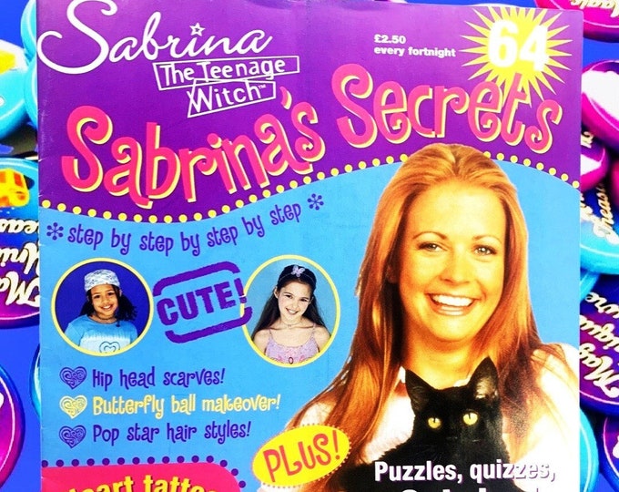 Sabrina 2002 Magazine, Issue 64, Sabrina Secrets, Sabrina the Teenage Witch TV Show, Nickleodeon, TGIF