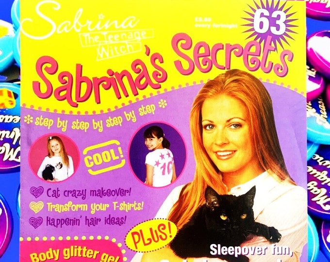 Sabrina 2002 Magazine, Issue 63, Sabrina Secrets, Sabrina the Teenage Witch TV Show, Nickleodeon, TGIF