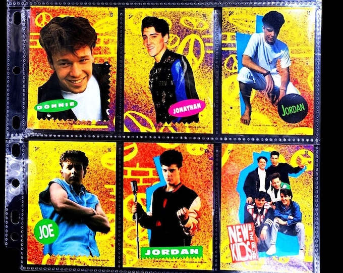 New Kids on the Block Stickers - Pick Your (1989 Sticker)
