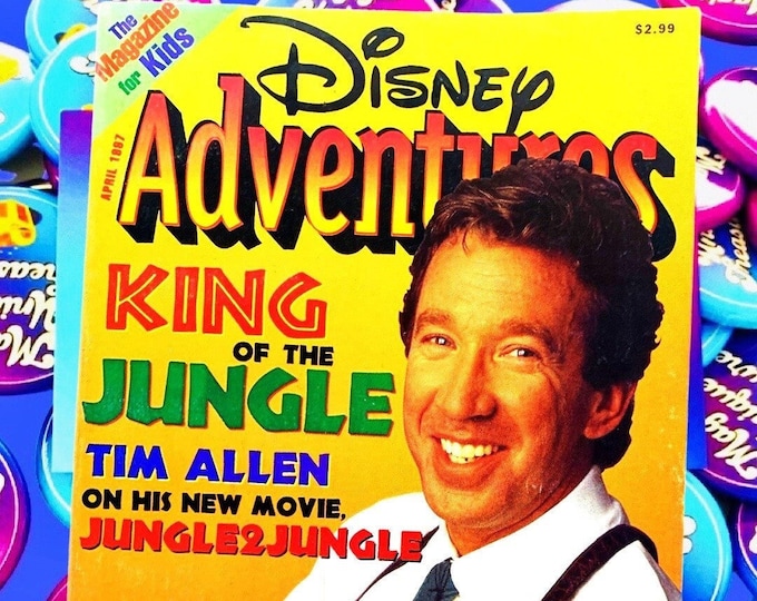 Tim Allen 1997 Disney Adventures Magazine, Jungle2Jungle, King of the Jungle