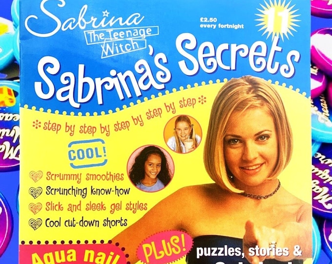 Sabrina 2002 Magazine, Issue 11, Sabrina Secrets, Sabrina the Teenage Witch TV Show, Nickleodeon, TGIF