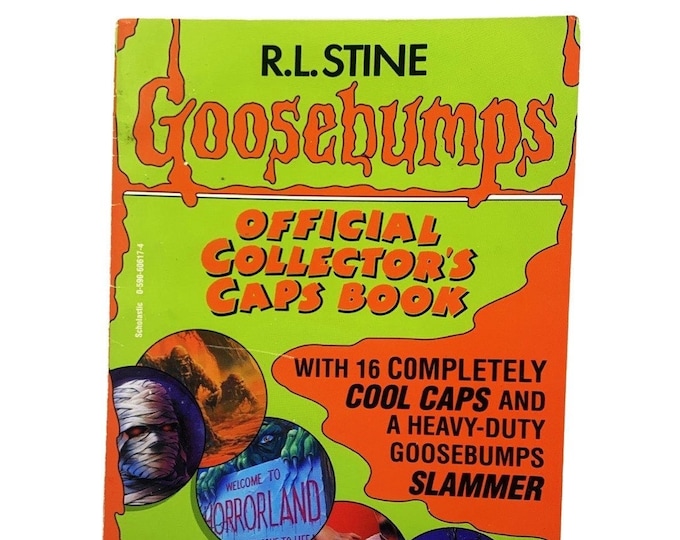 Official Collectors' Caps Book - Book Only (NO CAPS) Goosebumps RL Stine (1995)