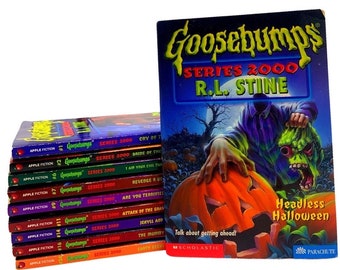 SERIES 2000 GOOSEBUMPS Paperbacks You Choose the Scare! R.L Stine's Retro Books, Kids Horror, Throwback, 90s