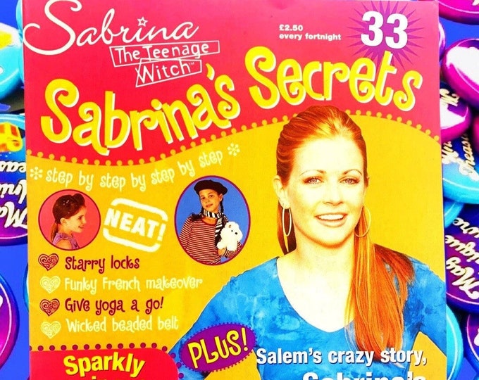 Sabrina 2002 Magazine, Issue 33, Sabrina Secrets, Sabrina the Teenage Witch TV Show, Nickleodeon, TGIF