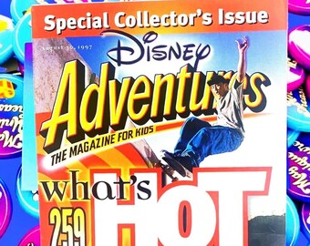 What's Hot 1997 Disney Adventures Magazine