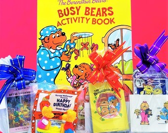 Make Your Own Berenstain Bears Gift Bundle, Toy, Trading Cards, Coloring Book, Retro Gifts