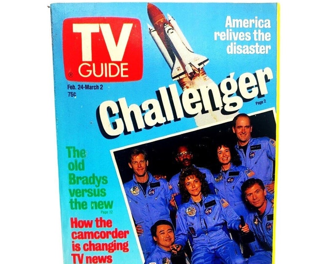 TV Guide 1990 Preowned, Challenger, Brady Bunch, Perfect Strangers, Sean Connery, Nostalgia Full House, Nostalgia