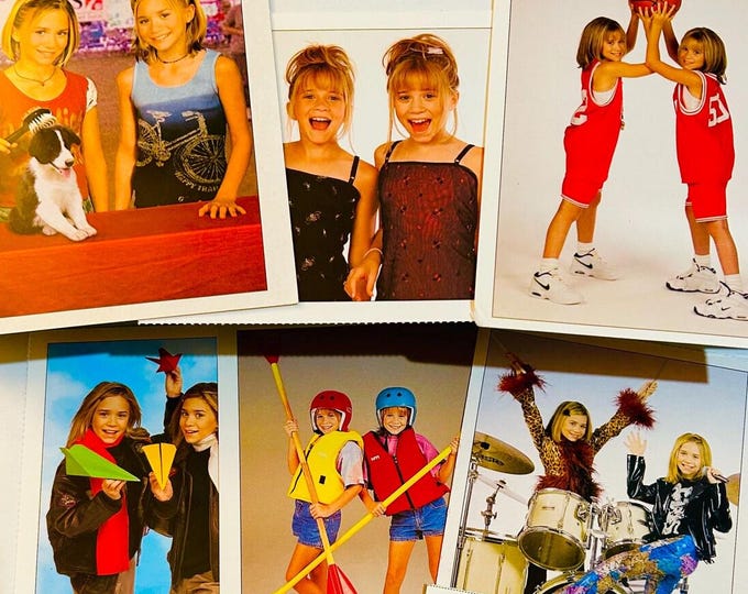 Mary Kate Ashley Olsen 60 Photo Cards Collection (Digital Download)