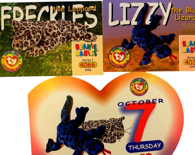 Beanie Baby of the Day (October 7th) Birthday Telegram Treat, Stocking Stuffers, 90s gifts