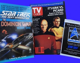 Star Trek Collector Set (Book, Trading Card Pack, TV Guide)