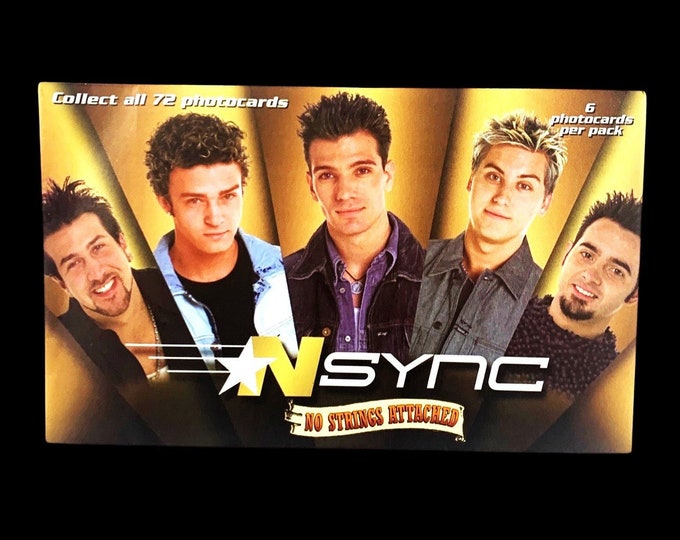 NSYNC Sealed One Photocard Pack *NSYNC, Gifts, Pop Music, Nostalgia, Justin Timberlake, No Strings Attached