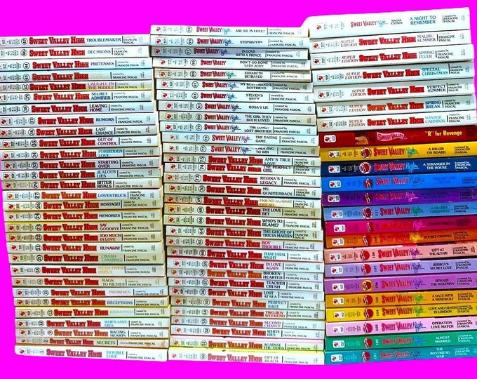 Sweet Valley High #71 to 143 - Choose a Book