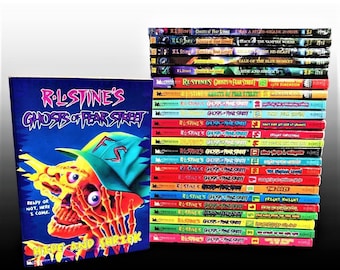 GOOSEBUMPS Ghosts of Fear Street Paperbacks, You Choose the Scare! R.L Stine's Retro Books, Kids Horror, Throwback, 90s