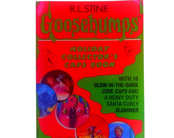 Official Collectors' Caps Book - Book Only (NO CAPS) Goosebumps RL Stine (1995)