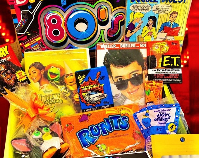 80's Trends Mystery Box! Nostalgic gift, Birthday boxes, Mystery box, 80's fan