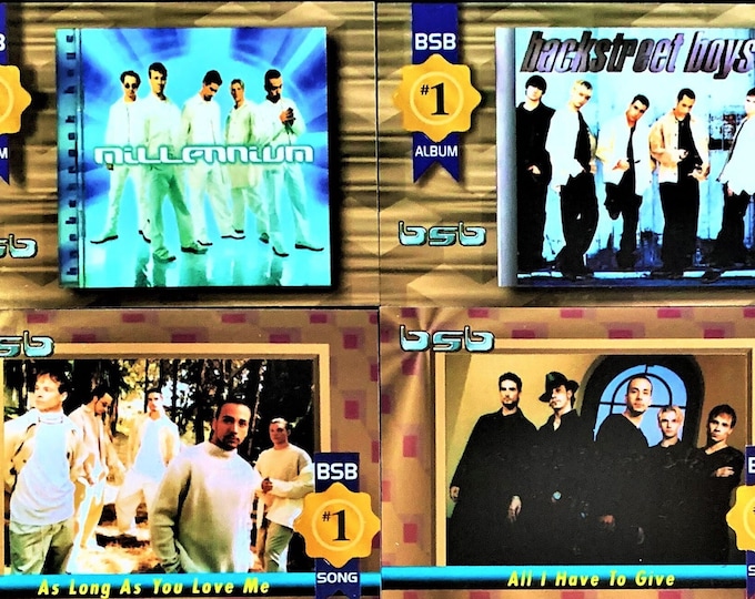 BSB Song/CD Cards (Choose a Backstreet Boys Trading Card)