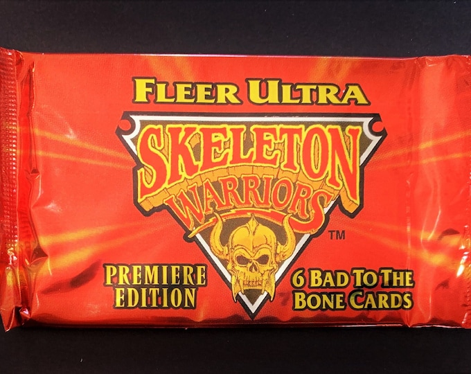 Skeleton Warriors Premiere Edition Trading Card Pack (1 Pack of 6 Cards)