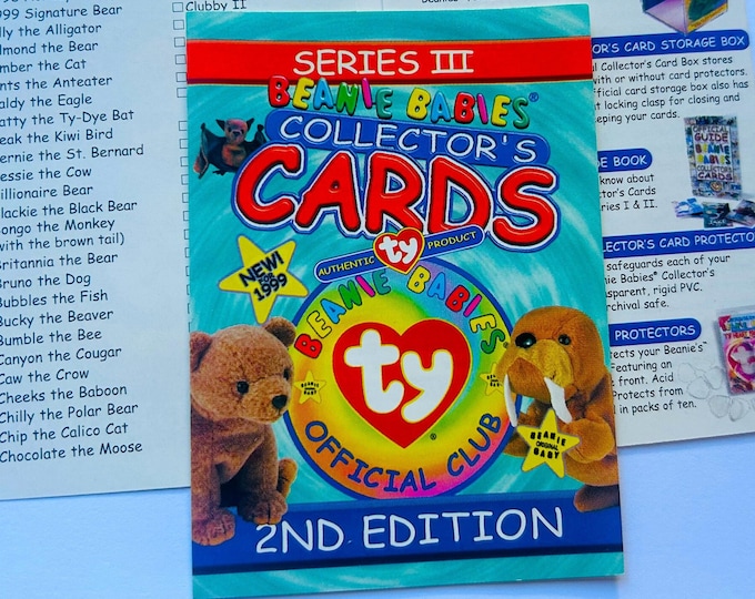 Beanie Baby Series III Checklist Trading Card