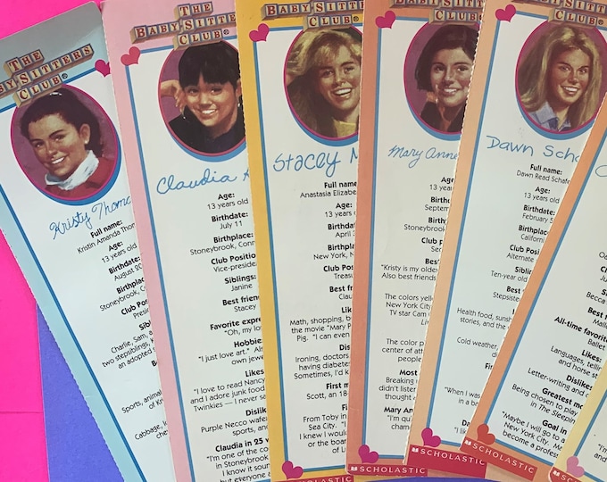 Choose a Babysitters Club Bookmark