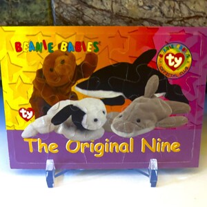 Beanie Babies Original Nine Puzzle Card, 1998 Mütze Baby Sammelkarte